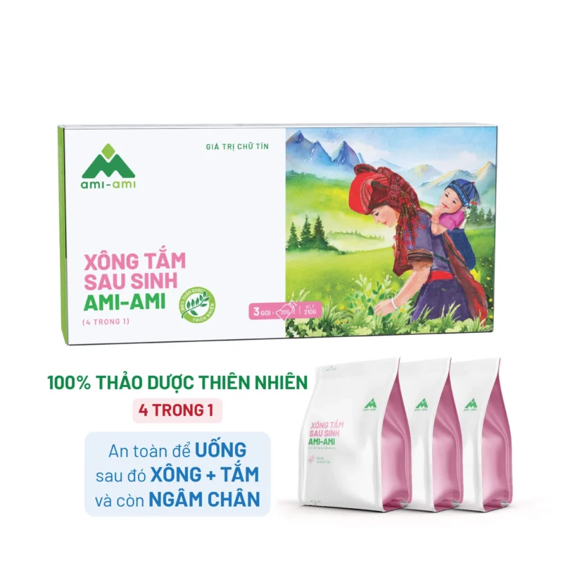Xông tắm sau sinh Ami-Ami 4 trong 1