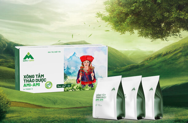 Xông tắm thảo dược Ami-Ami xông giải cảm cho mẹ bầu